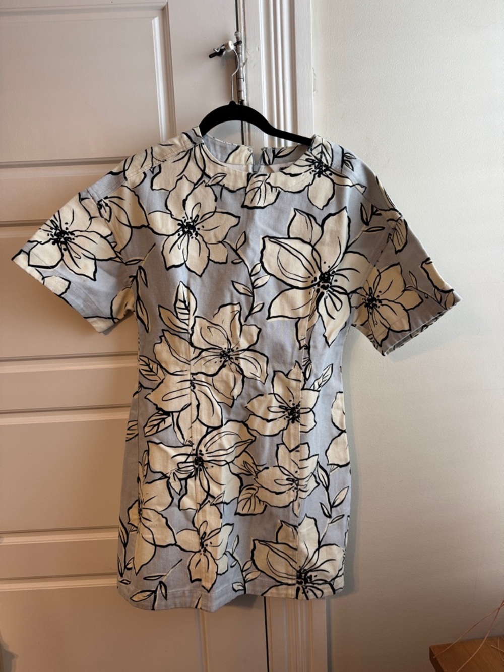 Dhruv Kappor denim floral dress